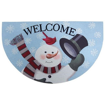 Snowman Welcome Mat G91106 By CWI Gifts