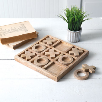 Wooden Tic-Tac-Toe Board Game 510653