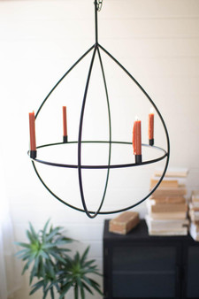 Metal Candle Chandelier (NAT1046)