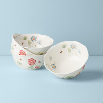 Butterfly Meadow Dinnerware Large All Purpose Bowl Set Of 4 (891270)