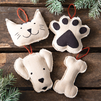 Pet Shapes Fabric Ornaments 510718