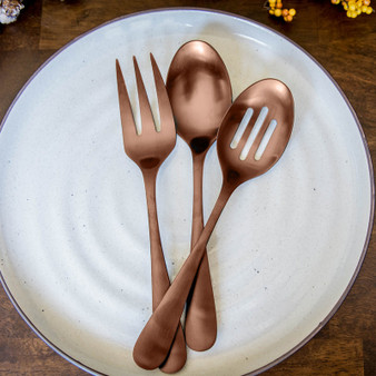 Rhiannon Pvd-Copper Satin 18/0 3-Piece Place Setting (506036CKW43DS)