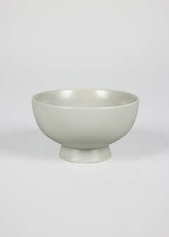 Small Sage Gray Ceramic Compote - 3.75" ALI-JZD-SGY