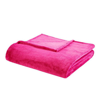 100% Polyester Solid Microlight Plush Brushed Blanket - Twin/Twin XL ID51-1308