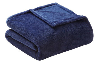 100% Polyester Solid Microlight Plush Brushed Oversized Blanket - Full/Queen ID51-831