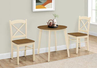 30" Round Transitional Small Dining Table - Wood Legs (I 1326)