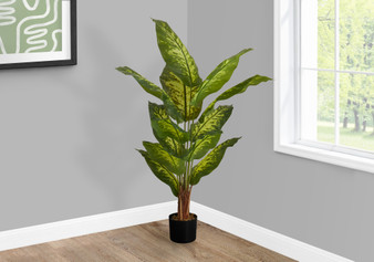47" Tall Decorative Evergreen Artificial Plant - Black Pot (I 9535)