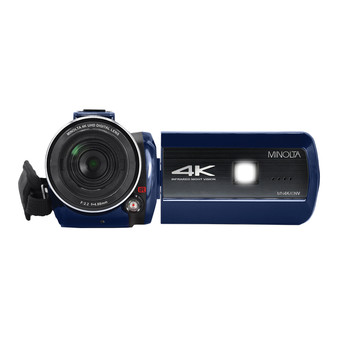 Mn4K40Nv 4K 16X Digital Zoom Ir Night Vision Video Camcorder (Blue) (ELBMN4K40NVBL)