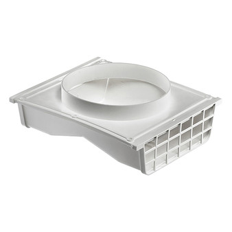 4-Or-6-In Under 2 Open Vent (White) (LAO164W)