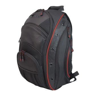 Evo 16-In. Computer Backpack, Black With Red Trim (MBLMEEVO7)