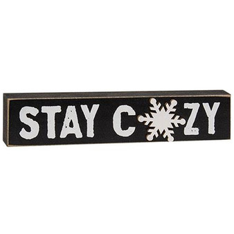 Stay Cozy Snowflake Block G37324