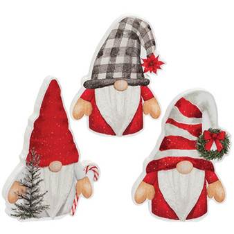 Winter Gnome Chunky Sitter 3 Assorted (Pack Of 3) G37387