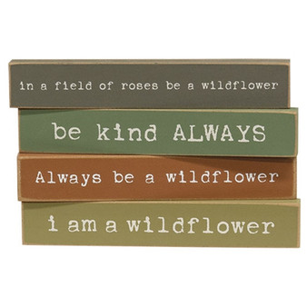 Be Kind Always Mini Stick 4 Assorted (Pack Of 4) G37821