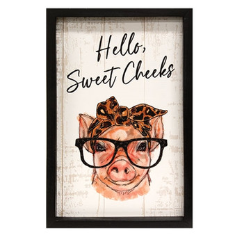 Hello Sweet Cheeks Piggy Frame G46061