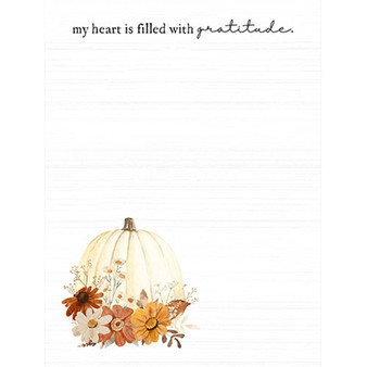 My Heart Is Filled With Gratitude Notepad G55063