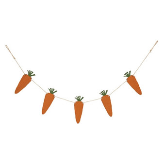 Wooden Carrot Mini Garland GH37730