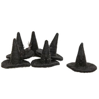 Set Of 6 Felted Witch Hat Bowl Filler GHBY4319
