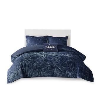 100% Polyester Velvet Duvet Cover Set - Twin/Twin XL ID12-1789