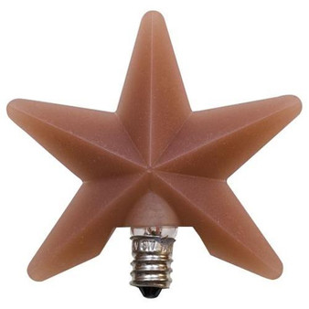 3" Cinnamon Star Silicone Bulb