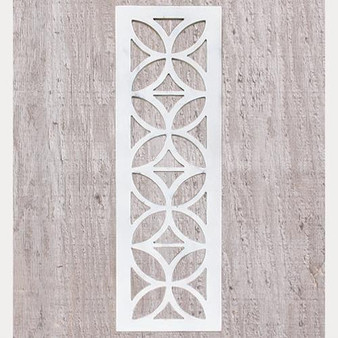 Distressed White Architectural Cutout
