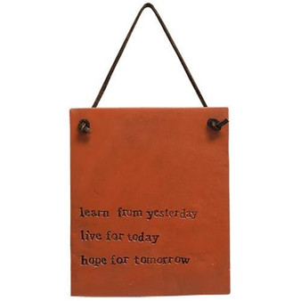 *Live For Today Resin Sign G13124 By CWI Gifts