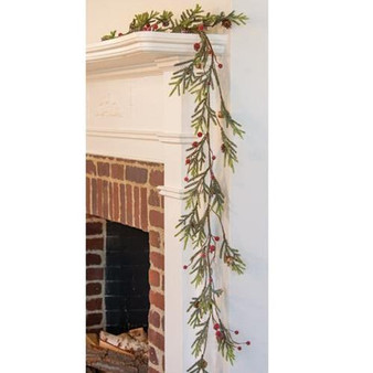 Mountain Pine & Berries Garland 5'