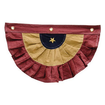 Burgundy & Gold Americana Bunting 20" GMB47 By CWI Gifts