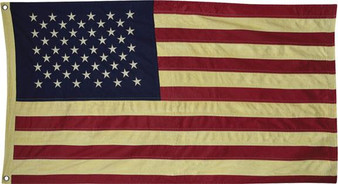 Aged American Flag 58"