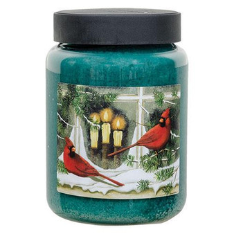 Cardinals Nesting Jar Candle 26 Oz G26047 By CWI Gifts