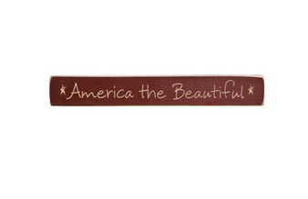 America Engraved Block 12" G1236 By CWI Gifts