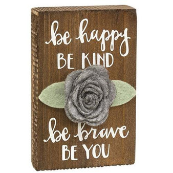 Be Happy Box Sign (5 Pack)