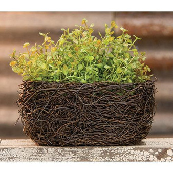 Oval Angel Vine Basket 8"