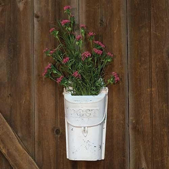 Small White Post Box