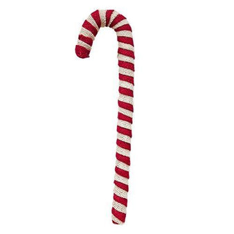 Burlap Candy Cane