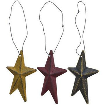 Whimsy Hanging Star Assorted (Pack Of 3)