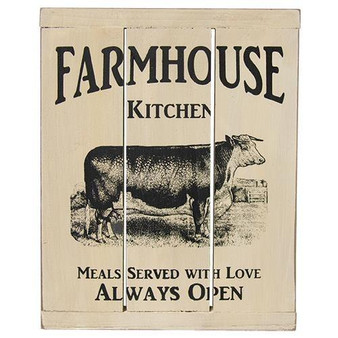 Farmhouse Kitchen Slat Sign
