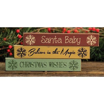 Santa Baby Mini Stick Assorted. (Pack Of 3)