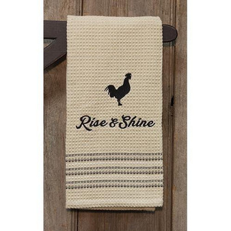 Rise & Shine Dish Towel 20X28 G29102 By CWI Gifts