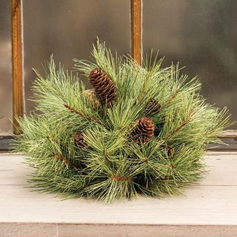 *Silver Fir Half Sphere 12" FXP30178 By CWI Gifts