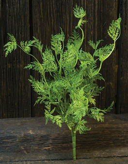 Badium Fern Bush Lt Green 15" FV97932LG By CWI Gifts