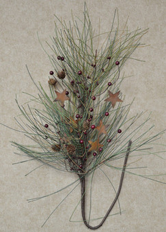 Country Needle Pine Spray 28" FISB15811 By CWI Gifts