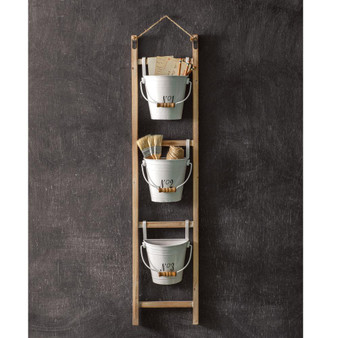 Hanging Ladder With Numbered Buckets