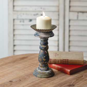 Small Distressed Candle Stand