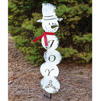 Snowman Garden Stake