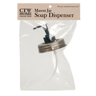 Mason Jar Soap Dispenser Lid - Antique Brass (Pack Of 4)