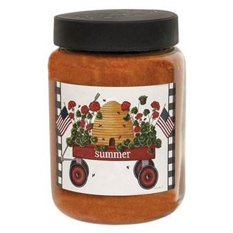 Summer Wagon Jar Candle Buttered Maple Syrup 26Oz G27024