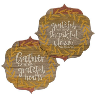 *Gather Here Sign (Pack Of 2) G33762