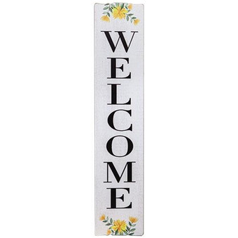 *Spring Florals Welcome Sign G90884 By CWI Gifts