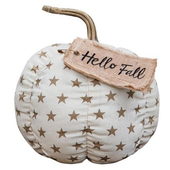 Hello Fall Star Pumpkin GCS37877 By CWI Gifts