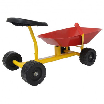 Red 8" Heavy Duty Kids Ride-On Sand Dumper With 4 Wheels- (Ty571754Re)